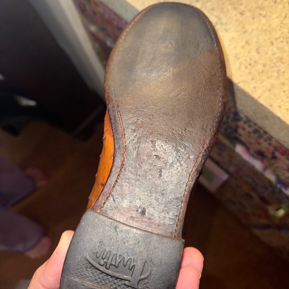 Justin Boots Women’s Full Quill Ostrich Western Cowboy Boots 7 EUC - Picture 6 of 8